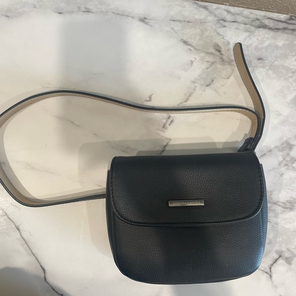 Vince Camuto Black Leather Crossbody  Mini Bag - Picture 6 of 8